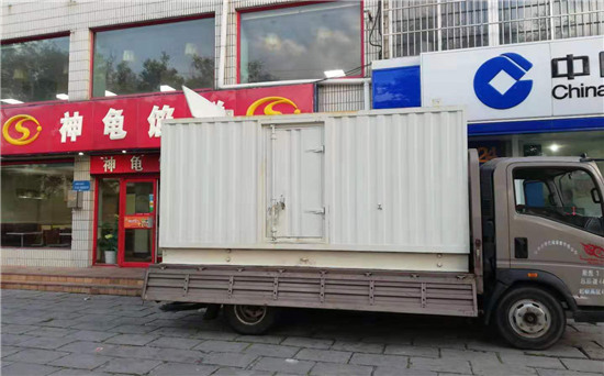 婺源出租发电机施工案例